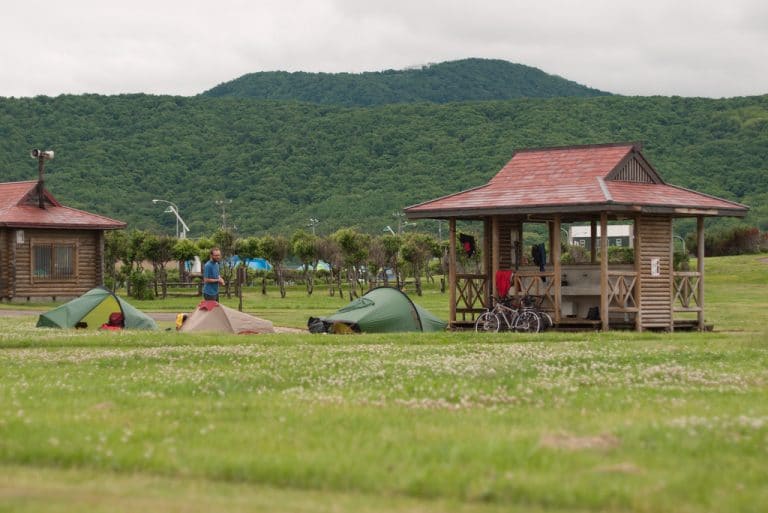Hamamasu Campground on the Rumoi Coast, Hokkaido
