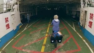 Video of cycle touring on Rishiri Island