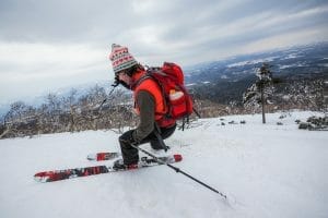 Mt. Tokushunbetsu backcountry ski touring