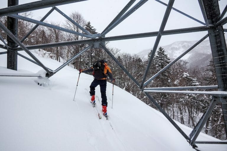 Mt. Mayoizawa backcountry ski touring (Hokkaido, Japan)