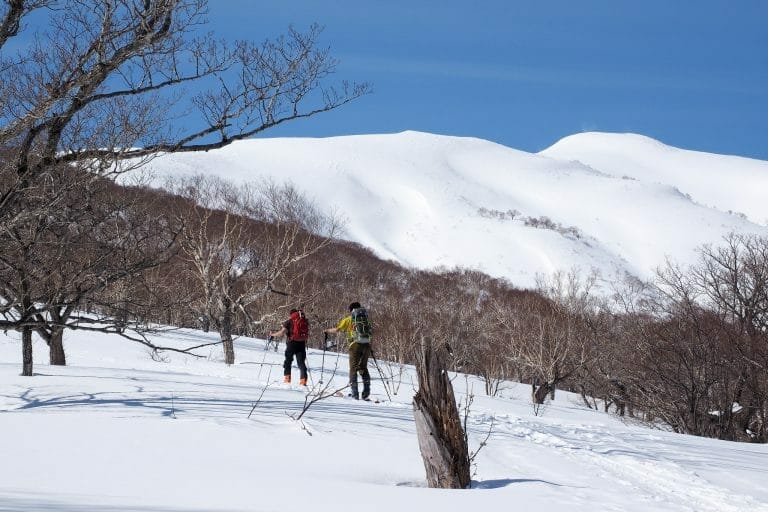 Mt. Shakotan bakcountry ski touring (Hokkaido, Japan)