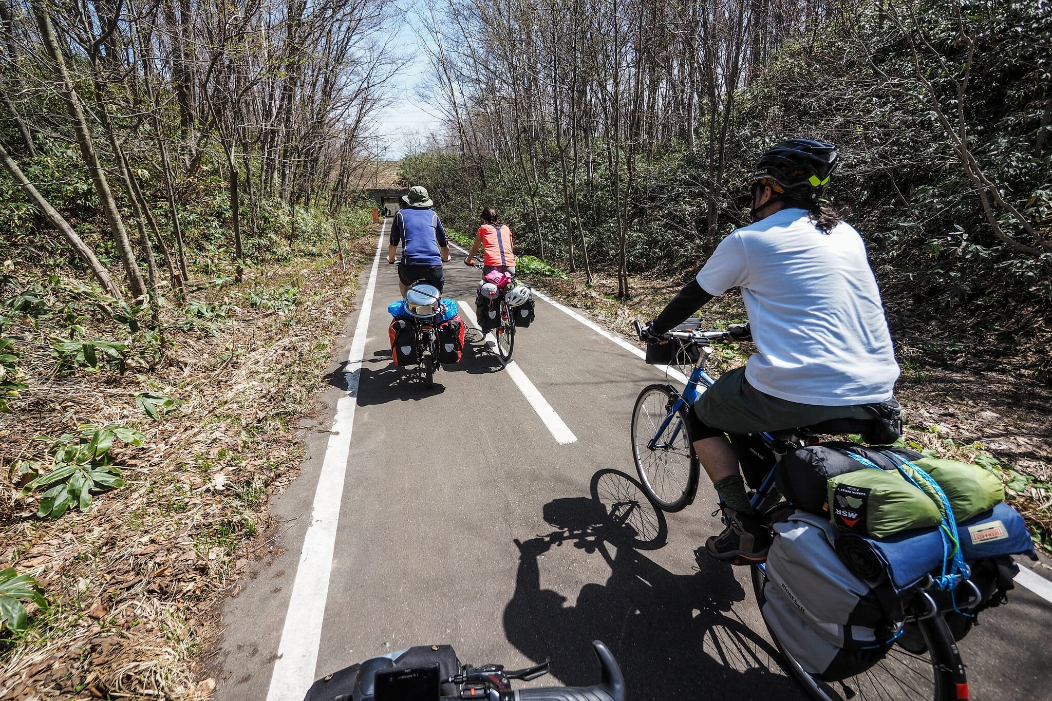 Cycle touring to Miyajima Pond for birdwatching in Hokkaido