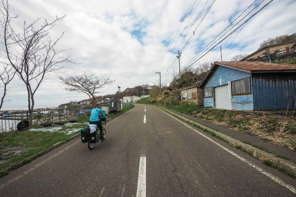 Cycling on Yagishiri Island (Hokkaido, Japan)