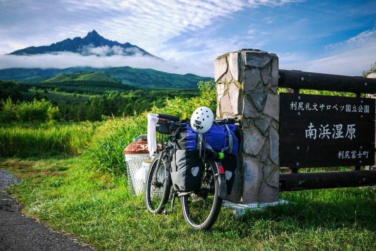 Japan far north cycle tour incuding Rishiri and Rebun Islands