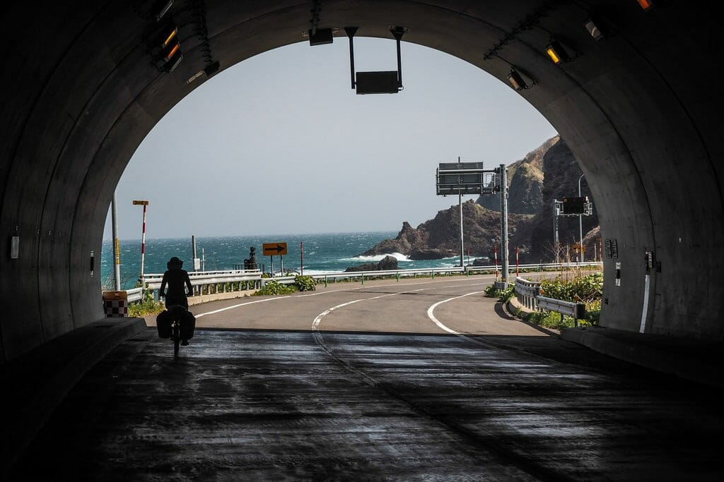 Tunnels on Route 229 around the Japan Sea coast, Hokkaido,_17181129997_l