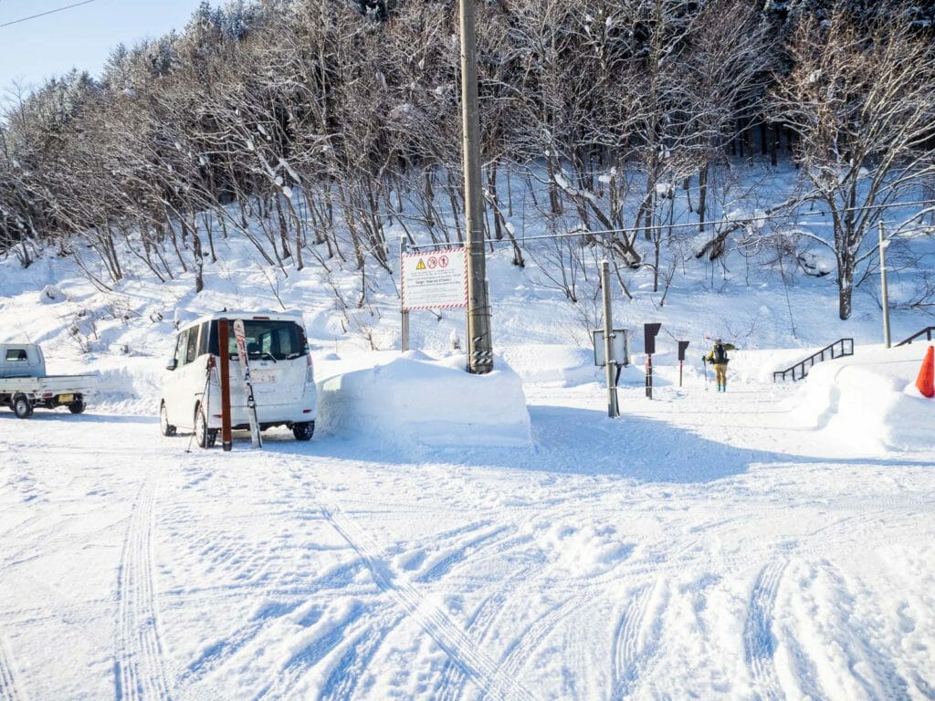 Inaho-mine ski touring (Hokkaido, Japan)