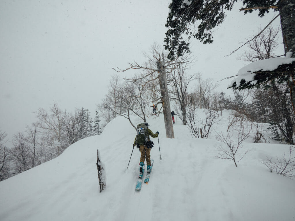 Matashita-yama ski touring (Hokkaido, Japan)