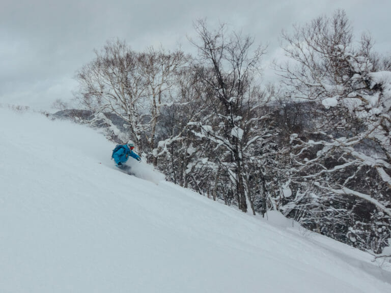 Matashita-yama ski touring (Hokkaido, Japan)