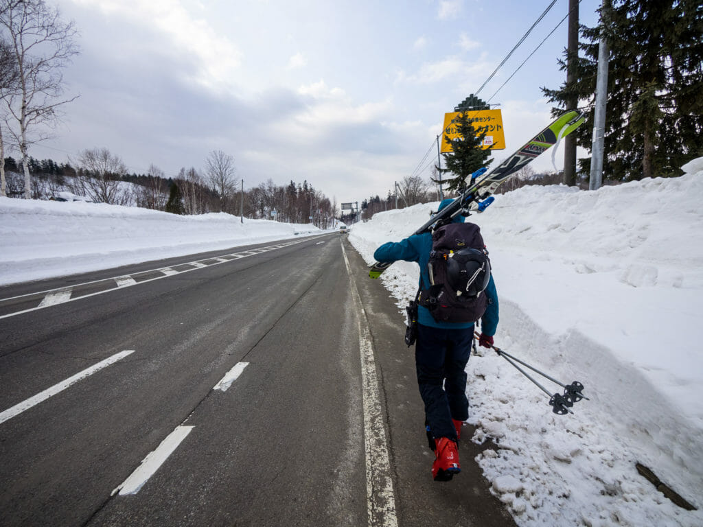 Horokanai Santo-zan Ski Touring (Hokkaido, Japan)