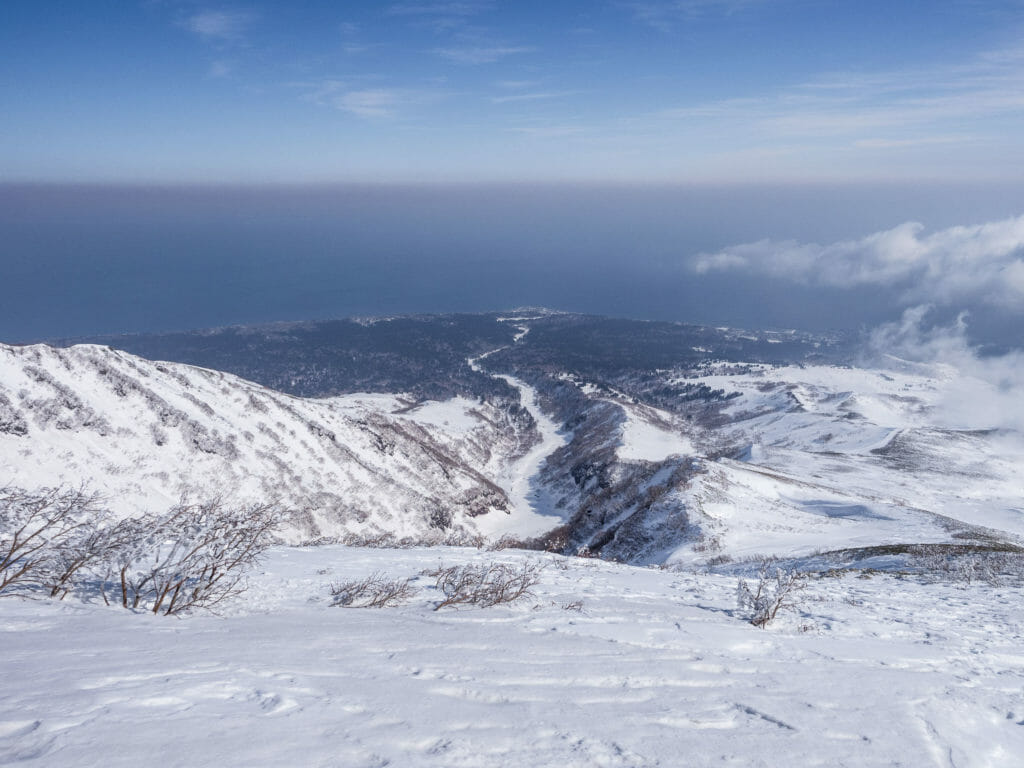 Mt. Rishiri Southeast Ski Tour Route | HokkaidoWilds.org