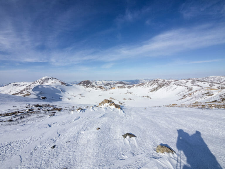 Asahidake to Nakadake Onsen Loop Ski Tour (Hokkaido, Japan)
