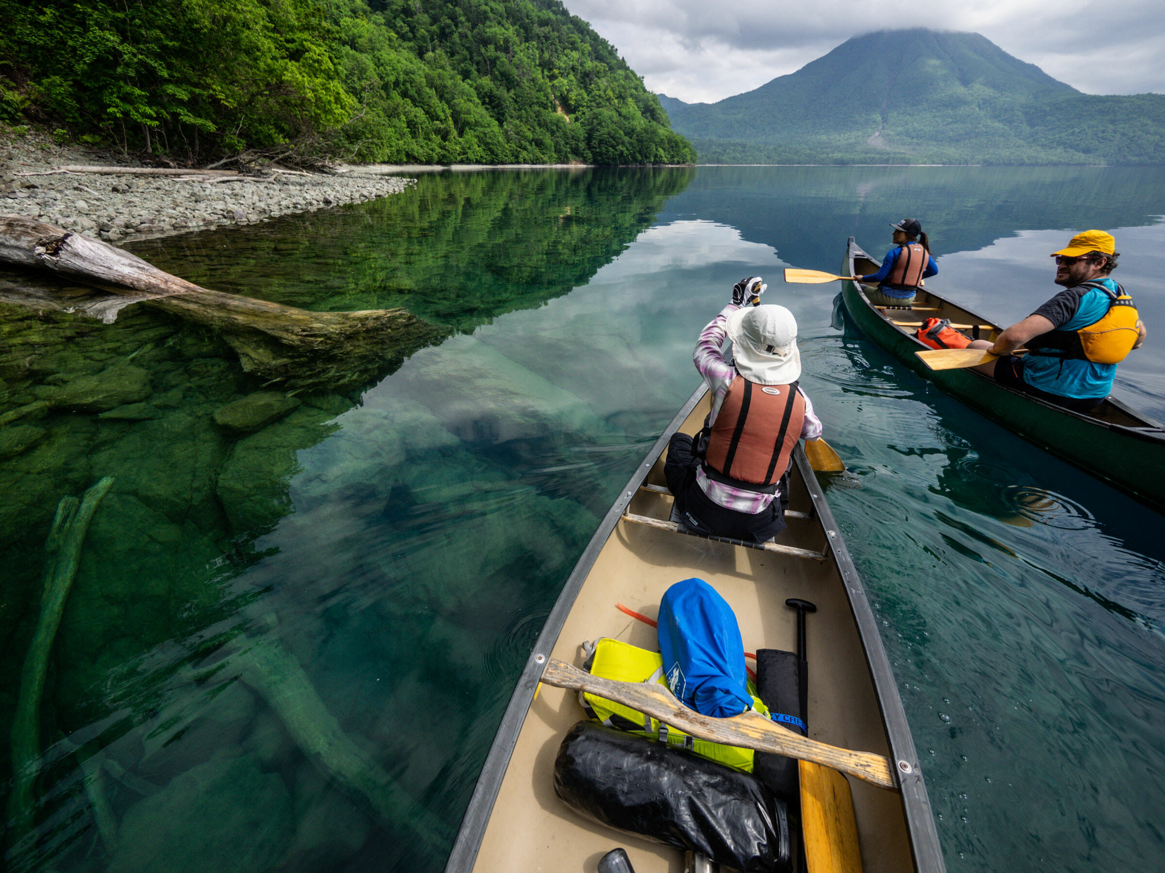 Lake Shikotsu Canoeing Daytrip from Bifue Campground (Hokkaido,