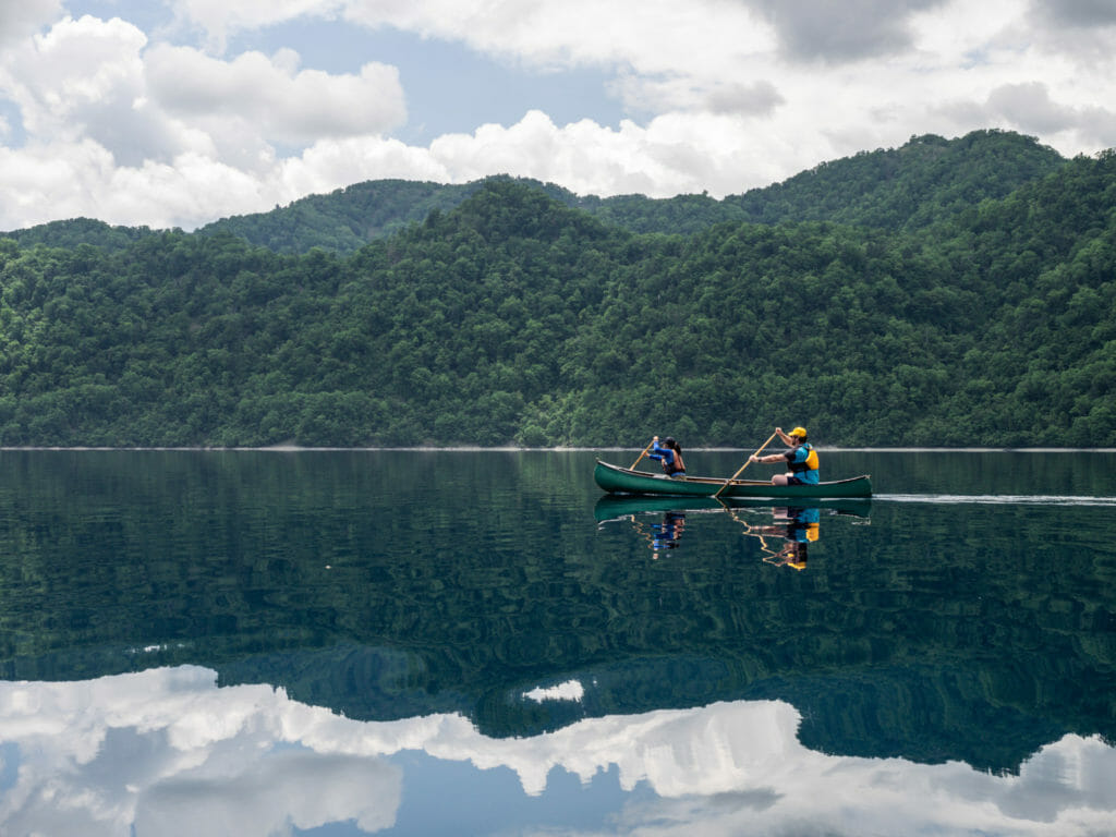 Lake Shikotsu Canoeing Daytrip from Bifue Campground (Hokkaido,