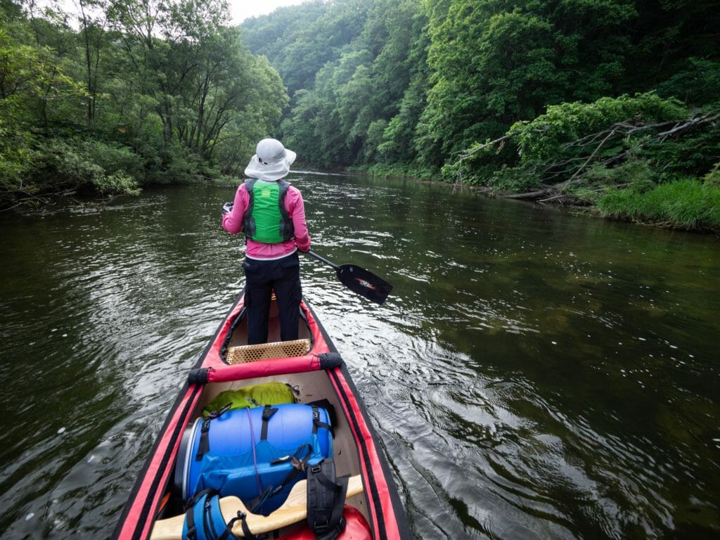 Shiribeshi-Toshibetsu River Canoe Overnight Trip (Hokkaido, Japa