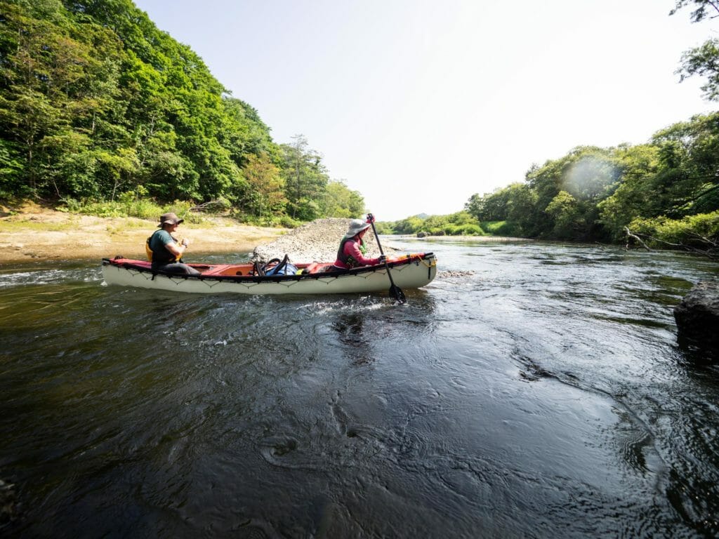 Shiribeshi-Toshibetsu River Canoe Overnight Trip (Hokkaido, Japa