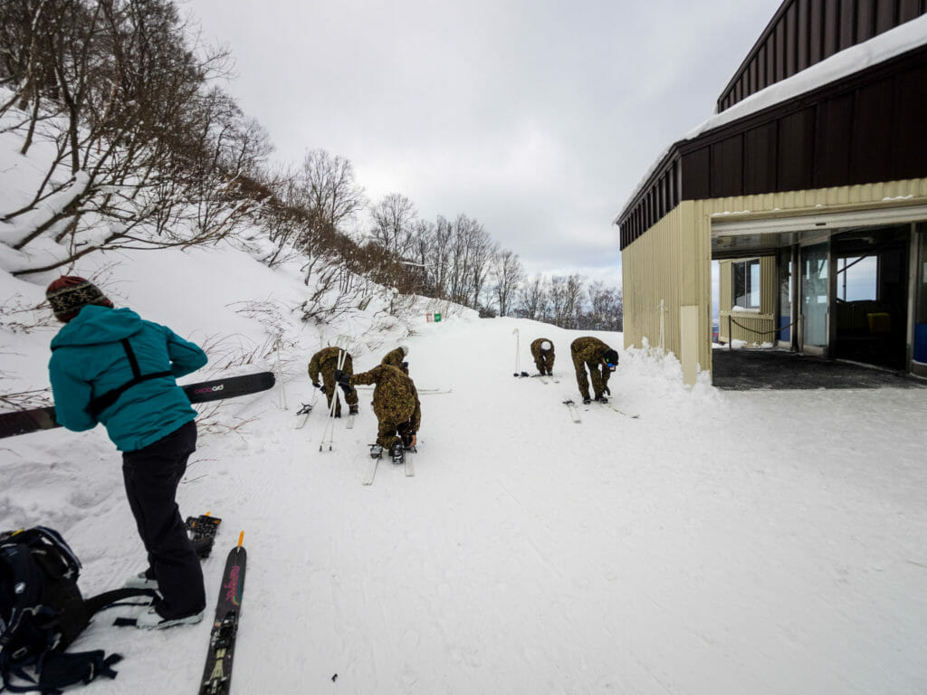 Iwaki-san Saihoji-mori Ski Touring Route (Aomori, Japan)