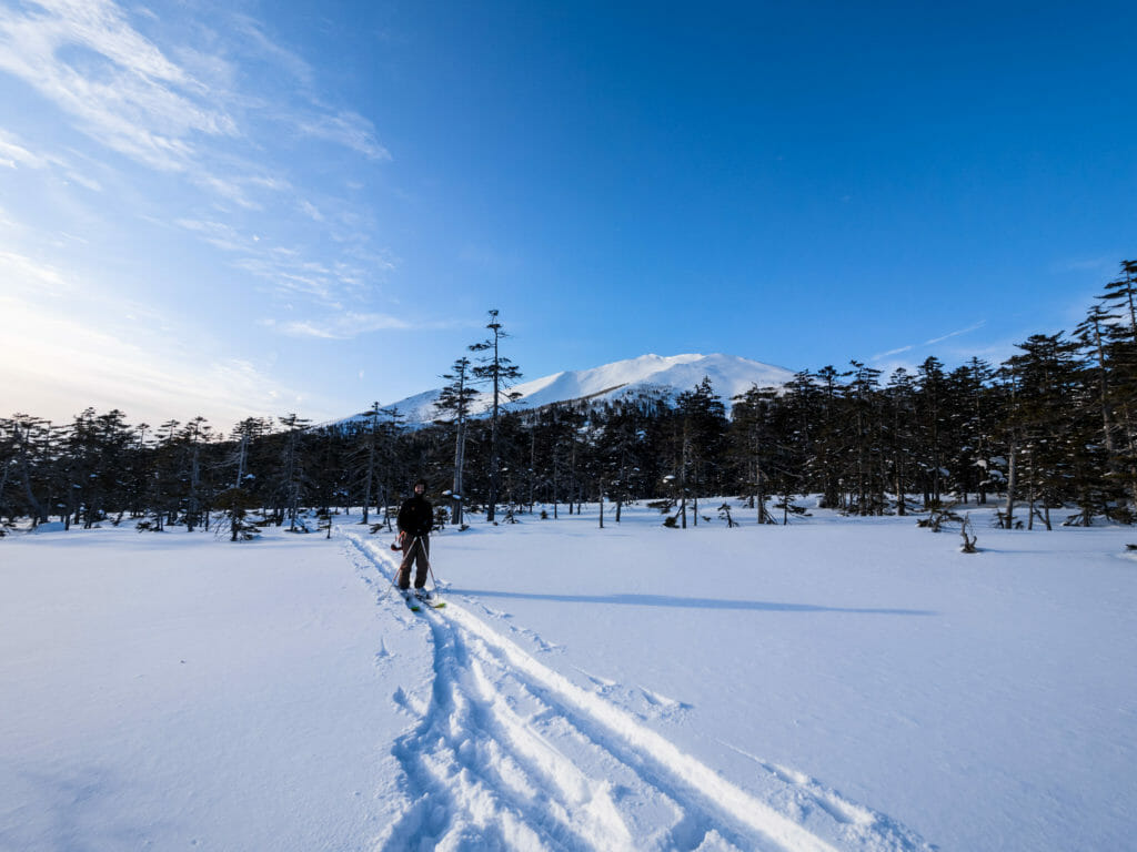 Maefurano-dake and Ningle-no-Mori Hut Ski Touring (Hokkaid0, Jap