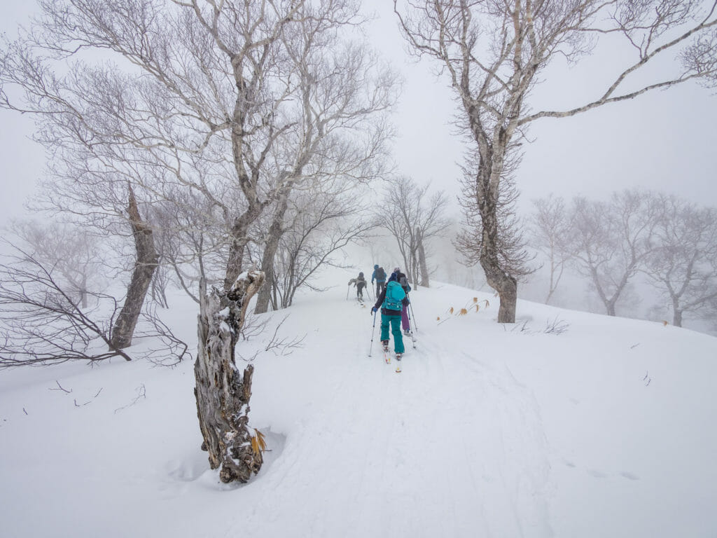 Raiden-yama Sankokunai Ski Touring (Hokkaido, Japan)