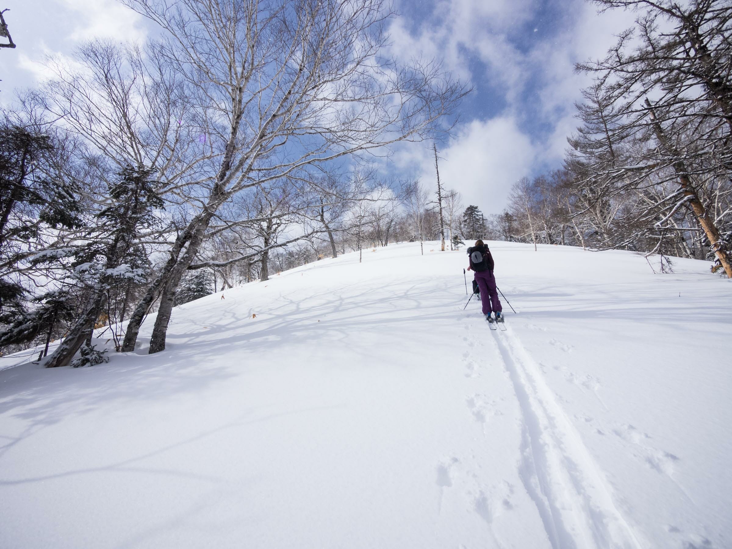 Shamansha-dake Ski Touring (Hokkaido, Japan)
