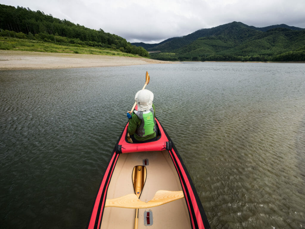 Lake Kanayama Canoeing Minami-Furano (Hokkaido, Japan)