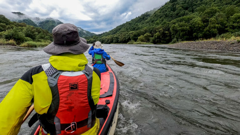 Teshio River Canoe Journey in northern Hokkaido, Japan