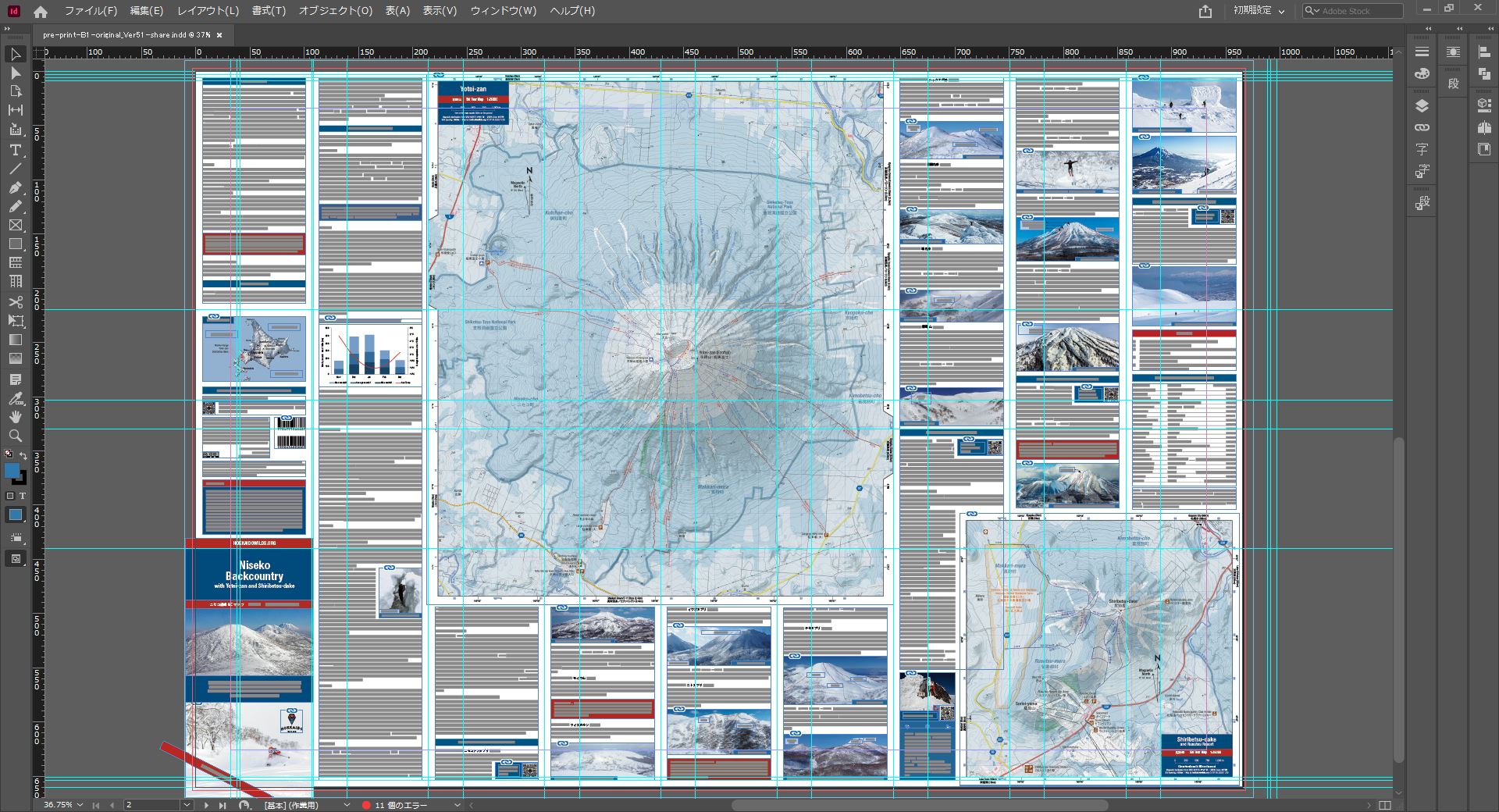 niseko-backcountry-indesign-layout-file-screenshot