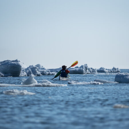 Shiretoko Drift Ice Sea Kayaking (Aidomari)